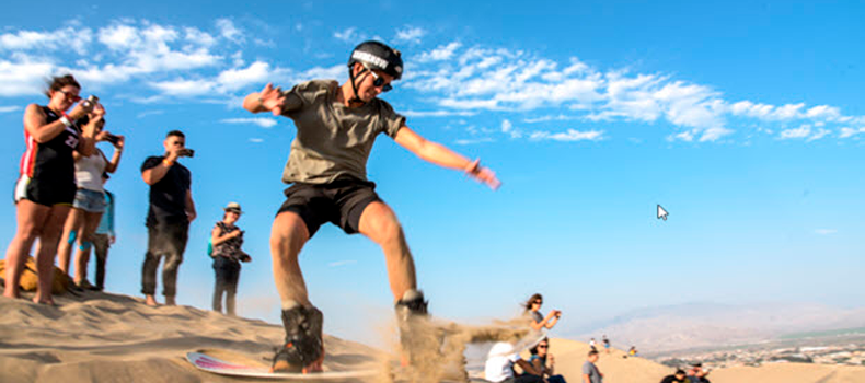 sandboarding in Peru