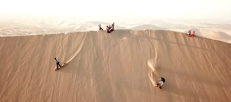 sandboarding in Peru